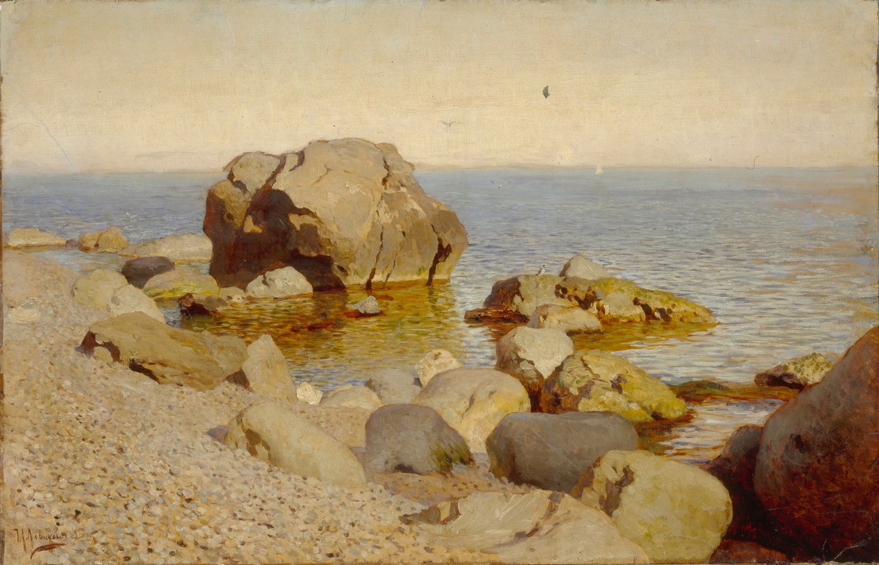Beira Mar. A Crimeia, 1886 de Isaak Ilyich Levitan