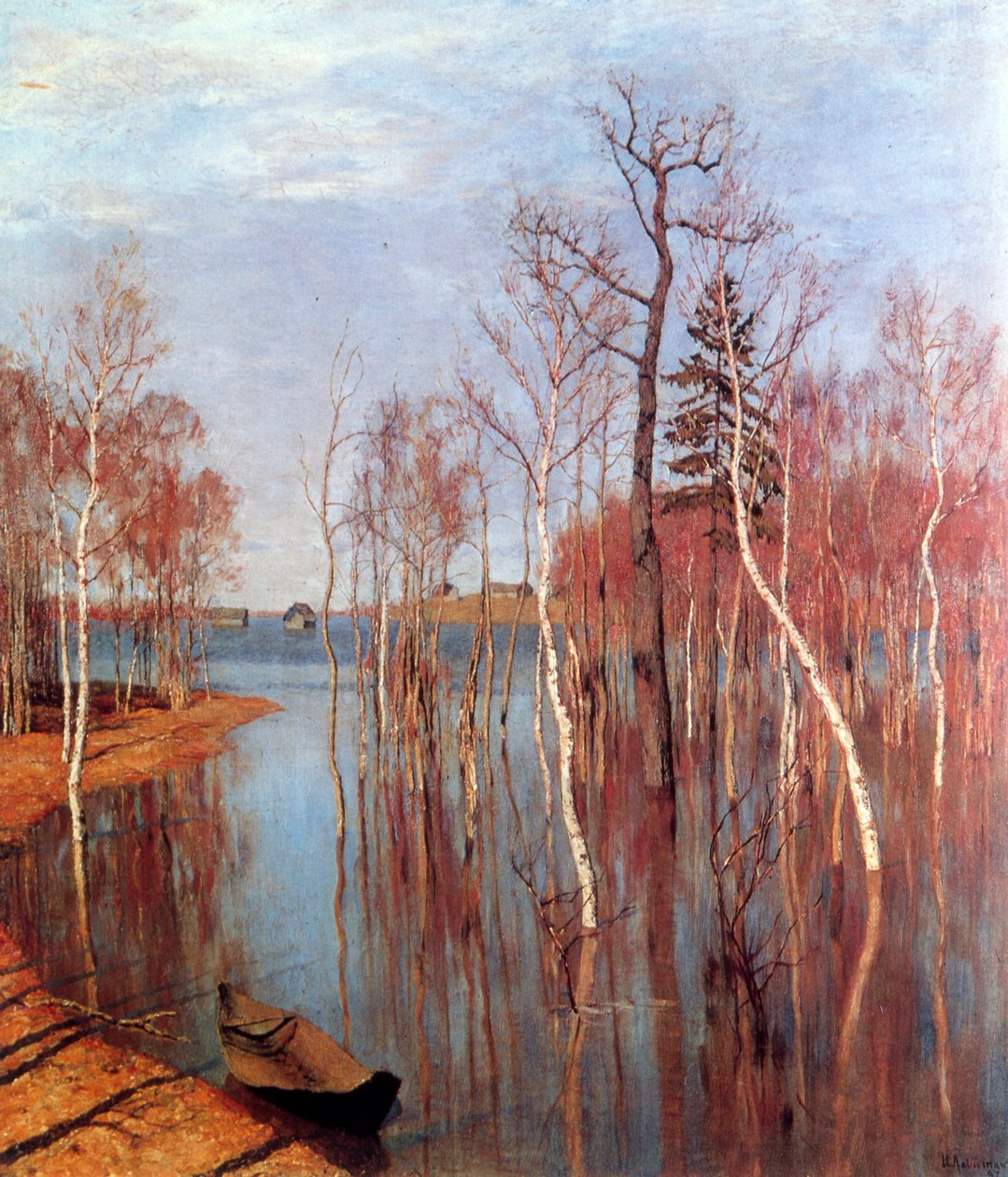 Inundações da Primavera de Isaak Ilyich Levitan