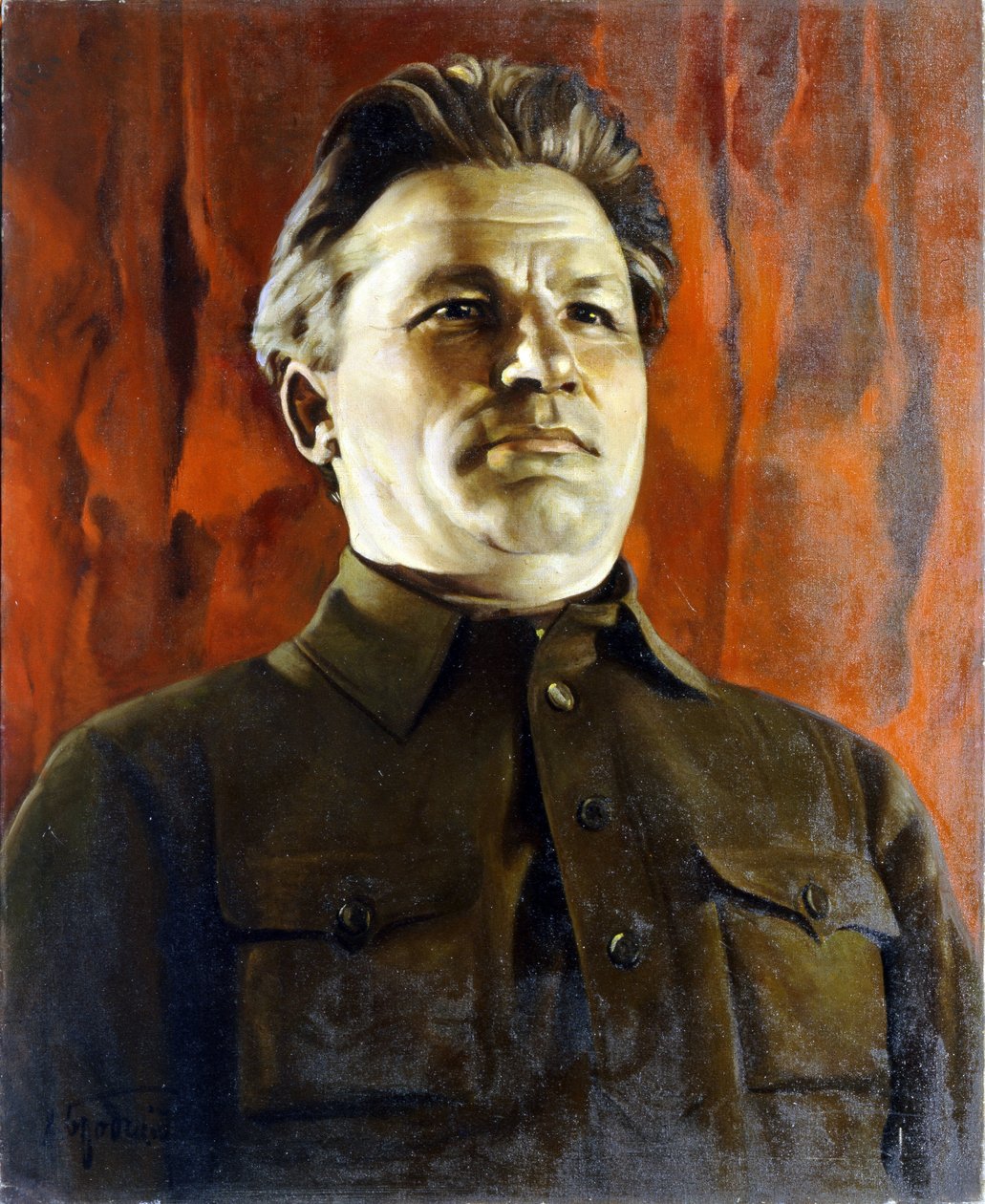Retrato de Sergey Kirov (Serguei (Serge) Mironovitch Kostrikov de Isaak Israilevich Brodsky