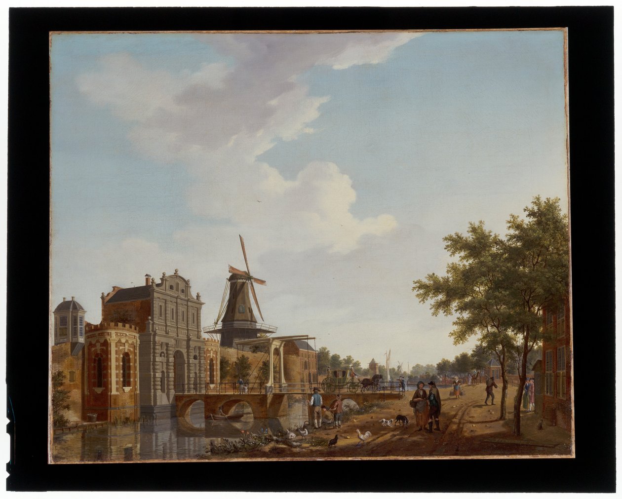 A Porta de Catharijne em Utrecht de Isaak Ouwater