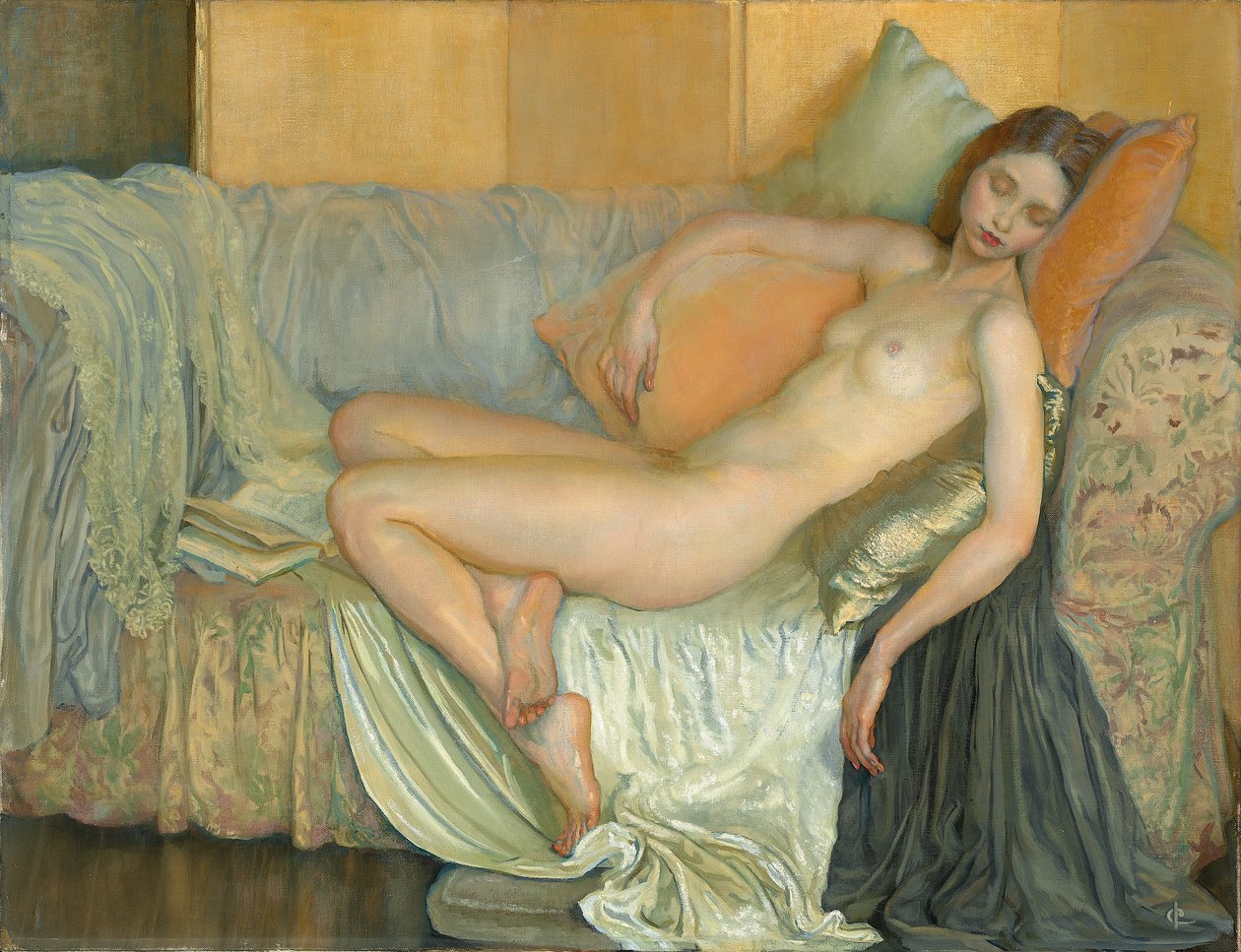 Dias sonolentos de verão (óleo sobre tela) de Isabel Codrington