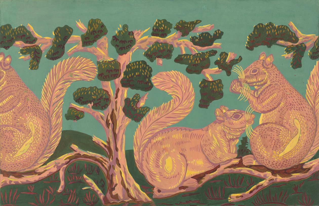 Projeto Bandbox - Esquilos, c. 1938. de Isabella Ruth Doerfler
