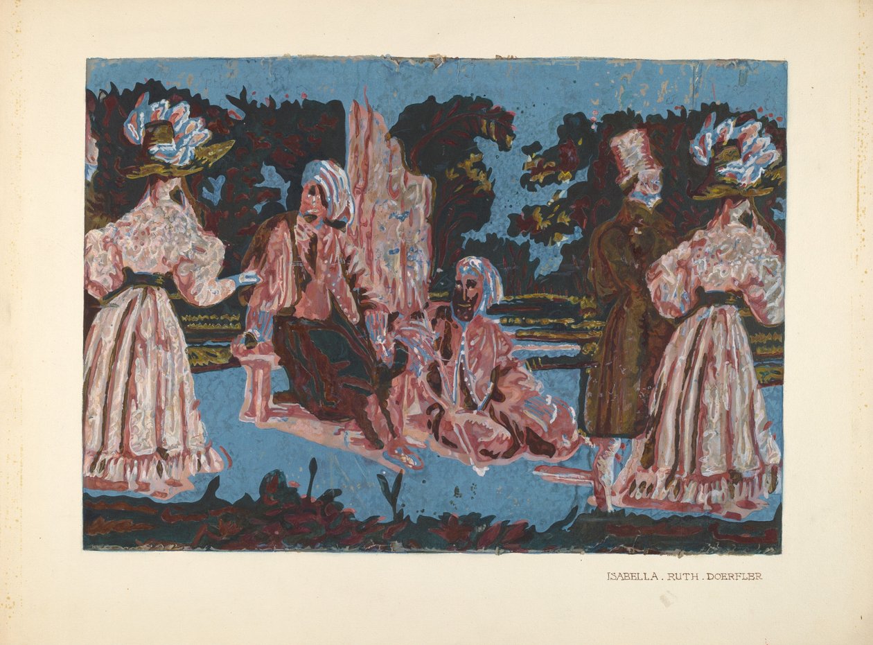 Projeto da caixa de banda, 19351942. de Isabella Ruth Doerfler