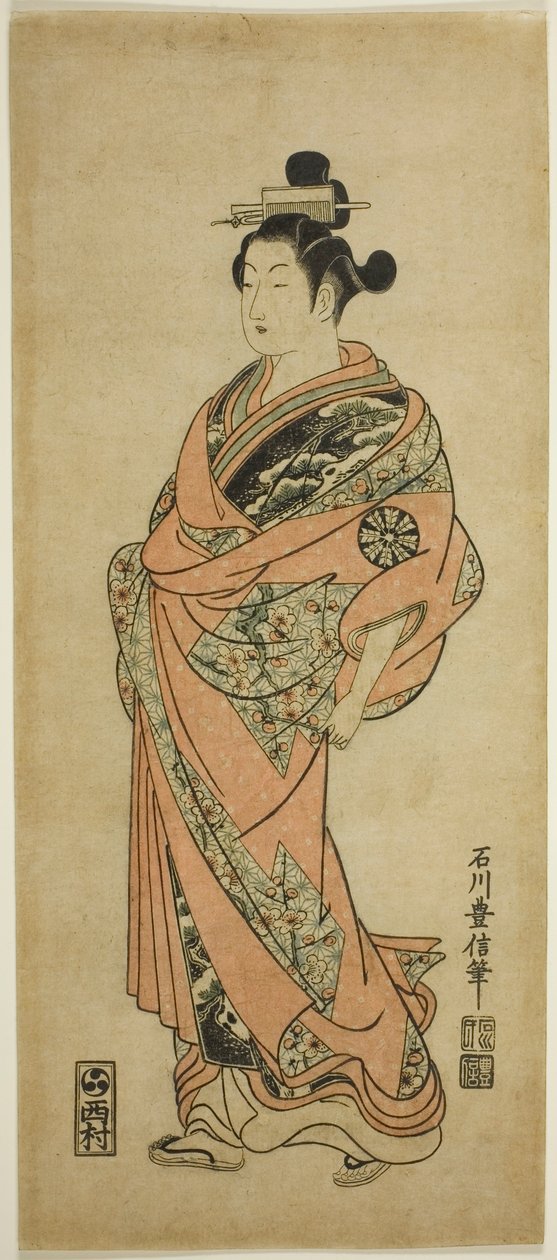 O ator Nakamura Tomijuro I de Ishikawa Toyonobu