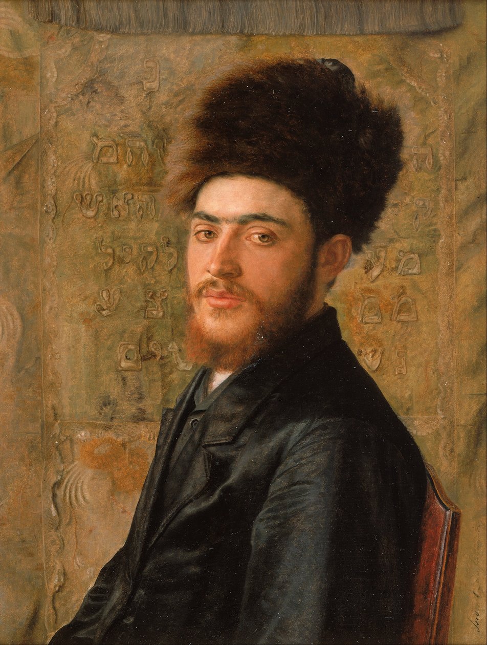 Homem com chapéu de pele de Isidor Kaufmann