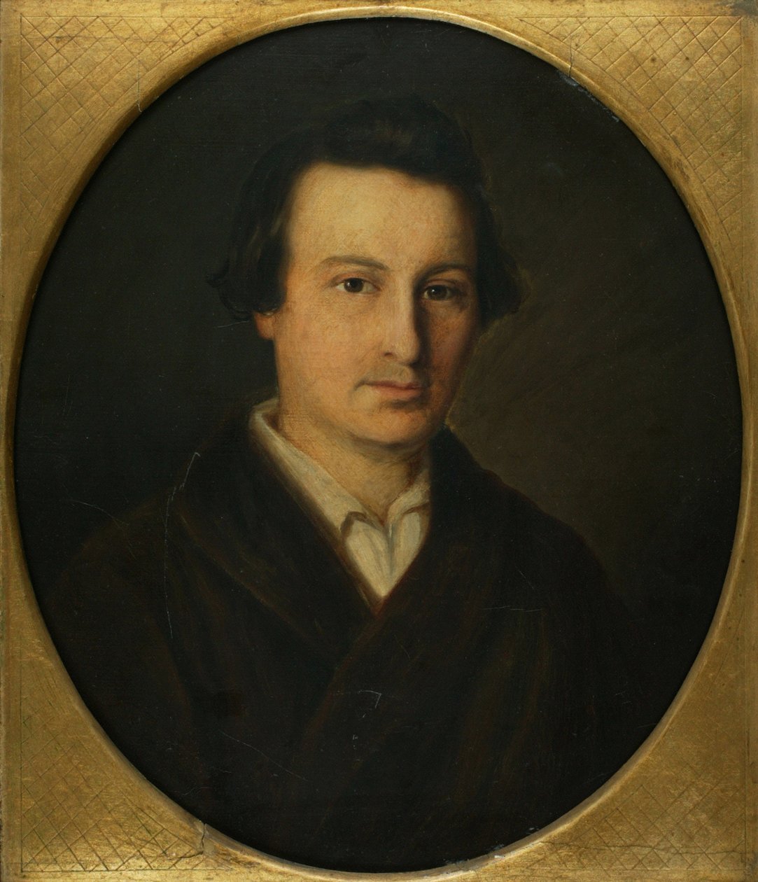 Retrato do poeta Heinrich Heine 1797-1856, 1843 de Isidor Popper