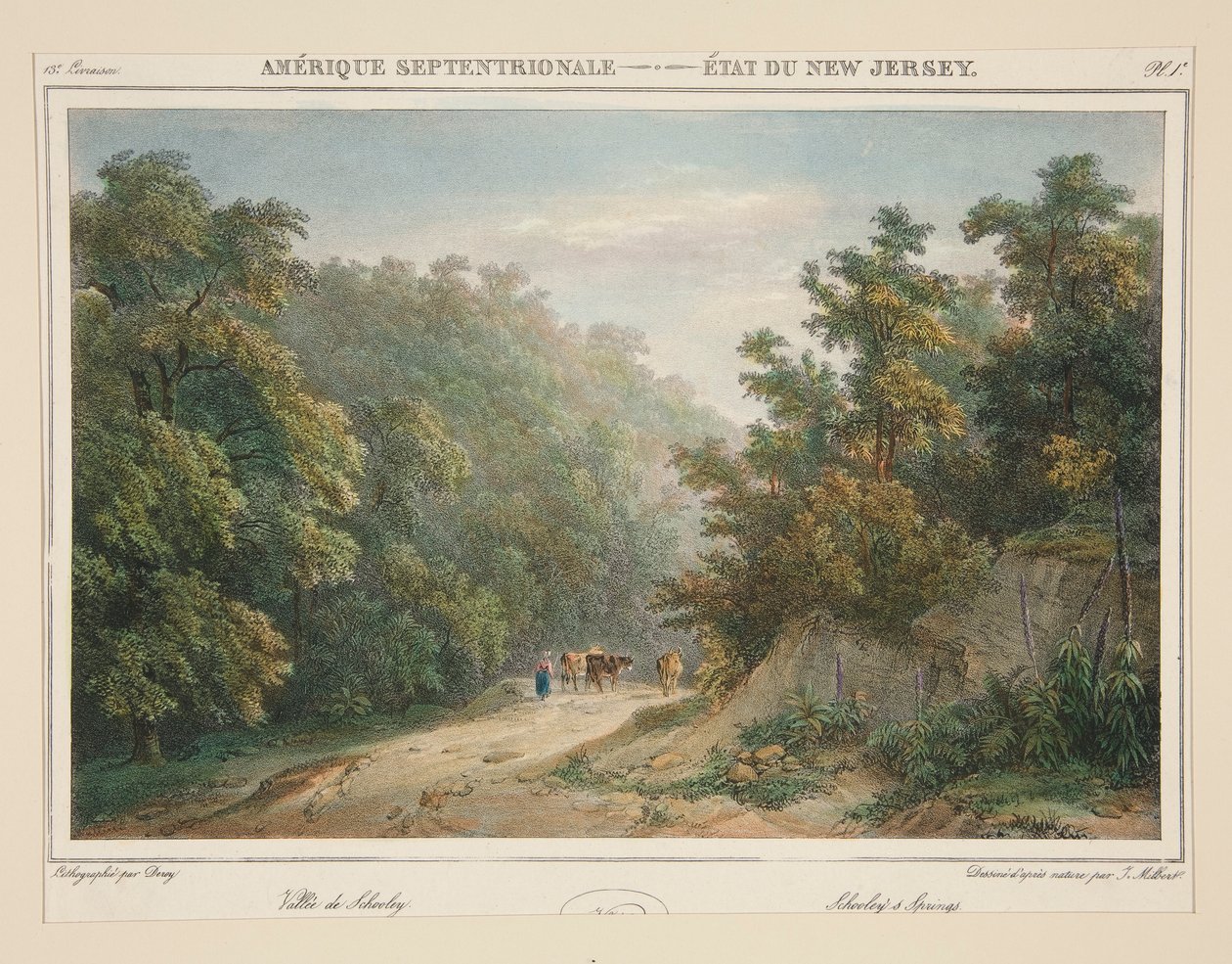 América do Norte - Estado de Nova Jersey. N. 49, pl. 1 de Isidore Laurent Deroy