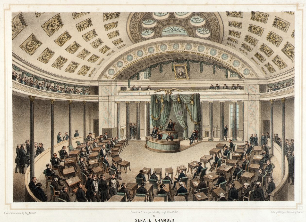 Washington--Senado de Isidore Laurent Deroy