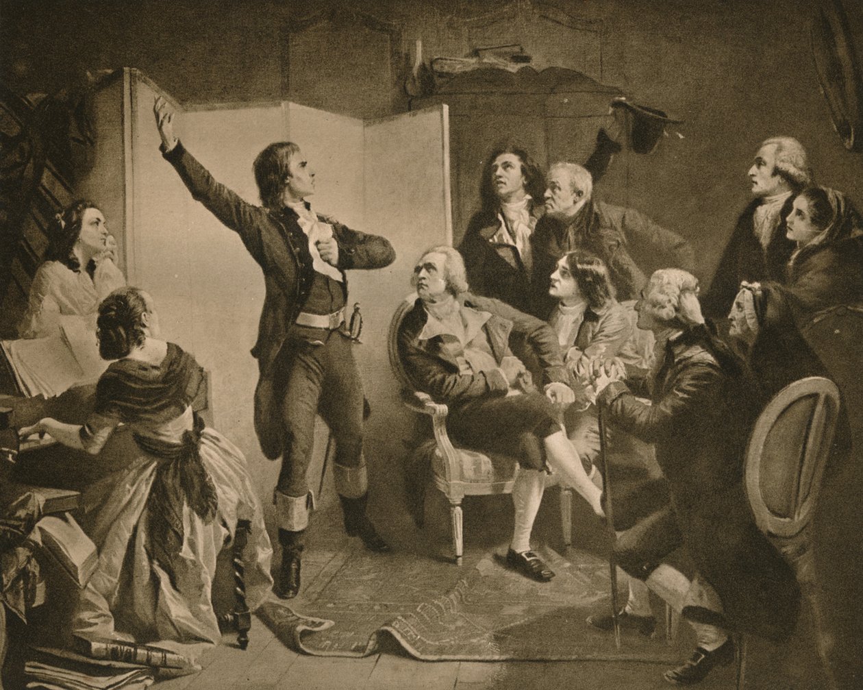O Primeiro Canto da Marselhesa, 1895. de Isidore Pils