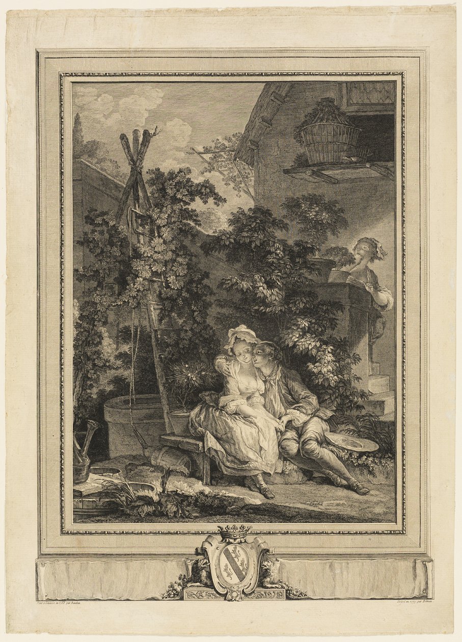 O jardineiro amoroso de Isidore Stanislas Helman