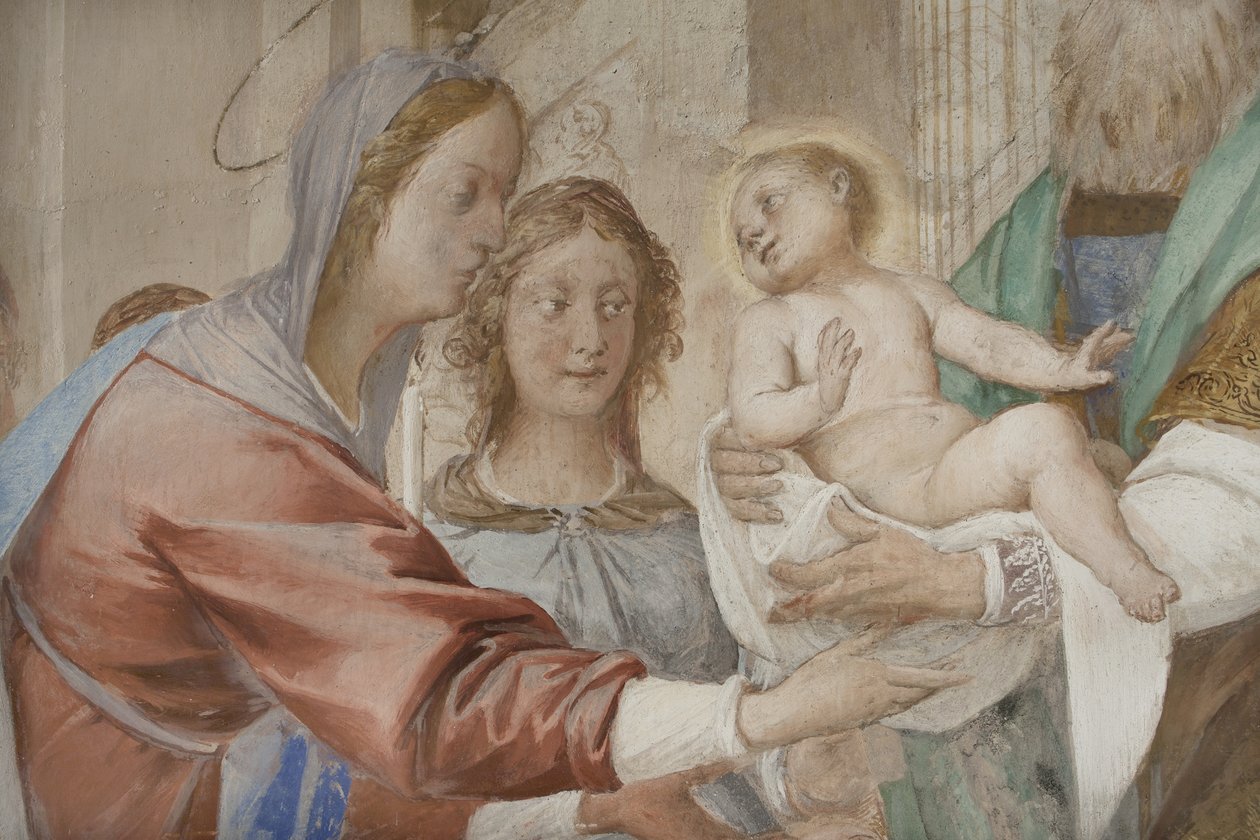 Detalhe da Apresentação de Jesus no Templo de Isidoro Bianchi