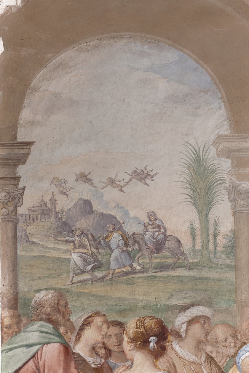 Detalhe da Apresentação de Jesus no Templo, 1623-34 de Isidoro Bianchi