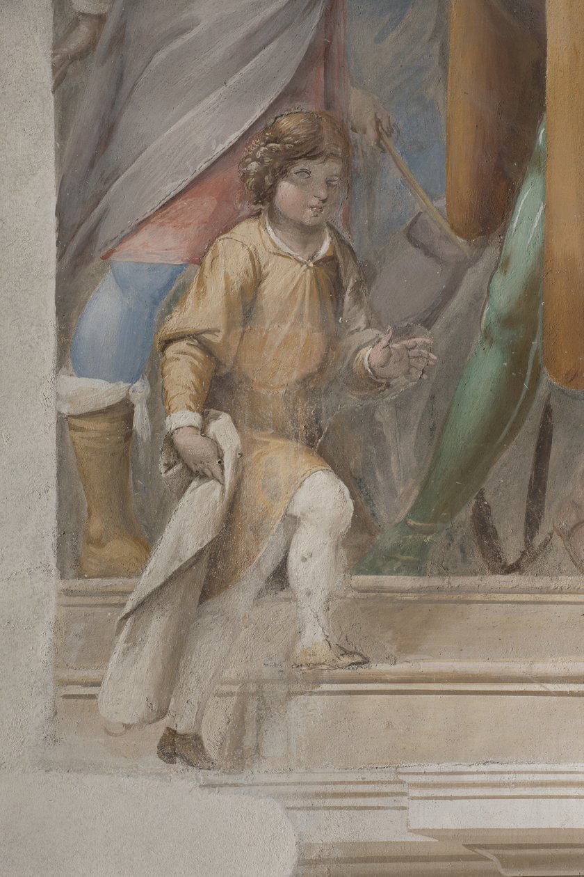 Detalhe de O Casamento da Virgem Maria de Isidoro Bianchi