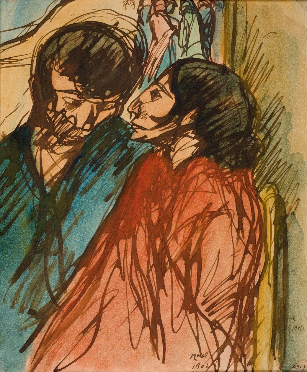 Casal cigano de Isidre Nonell