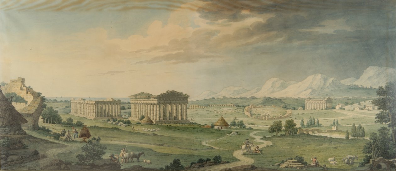 Vista de Paestum de Isidro González Velázquez