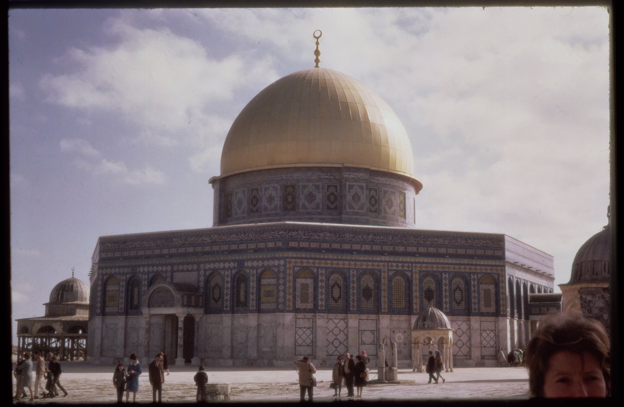 A cúpula da rocha, construído AD 692 de Islamic School