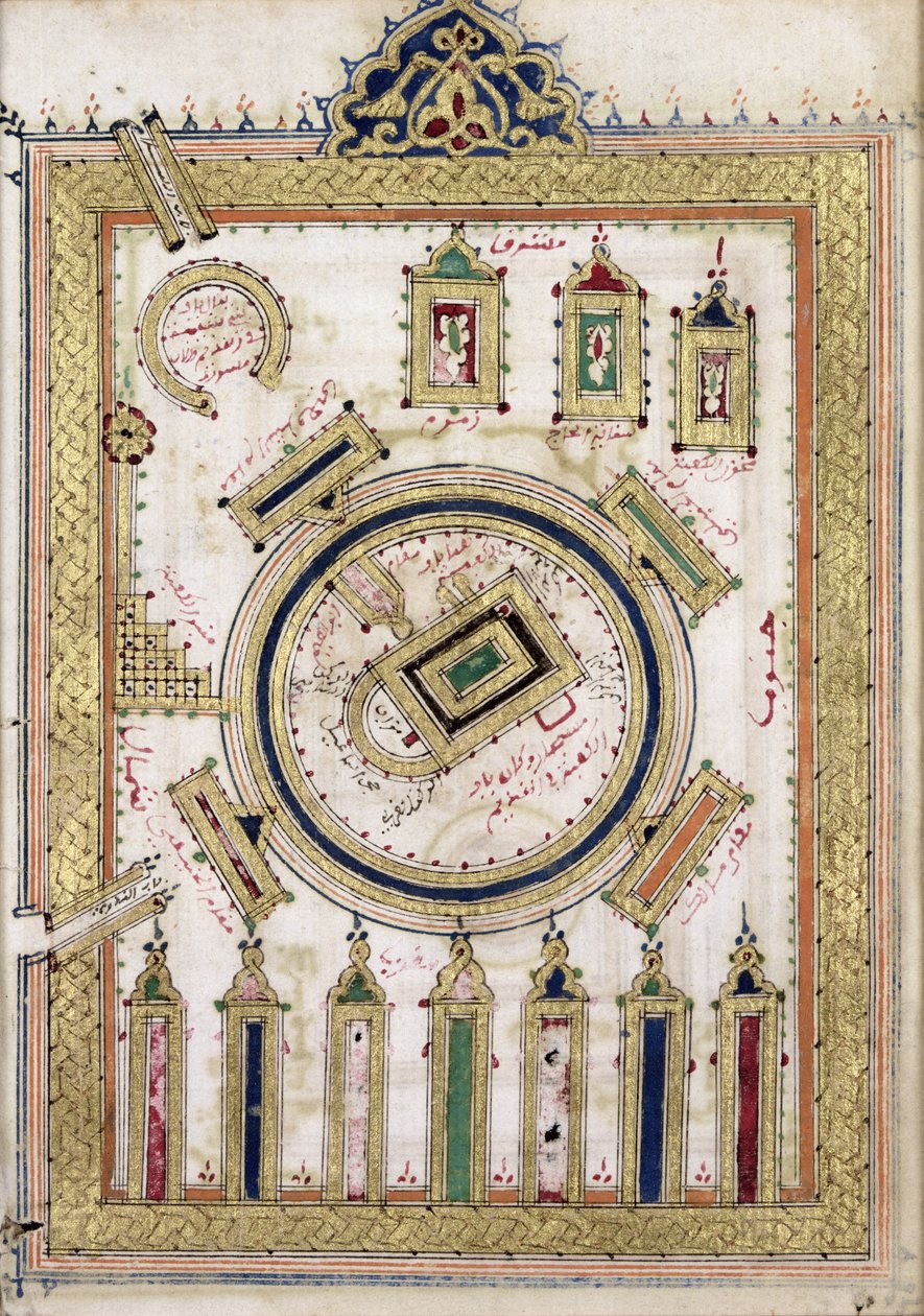 A Grande Mesquita de Meca, de &39;Dala&39;il al-Khayrat&39; de Islamic School