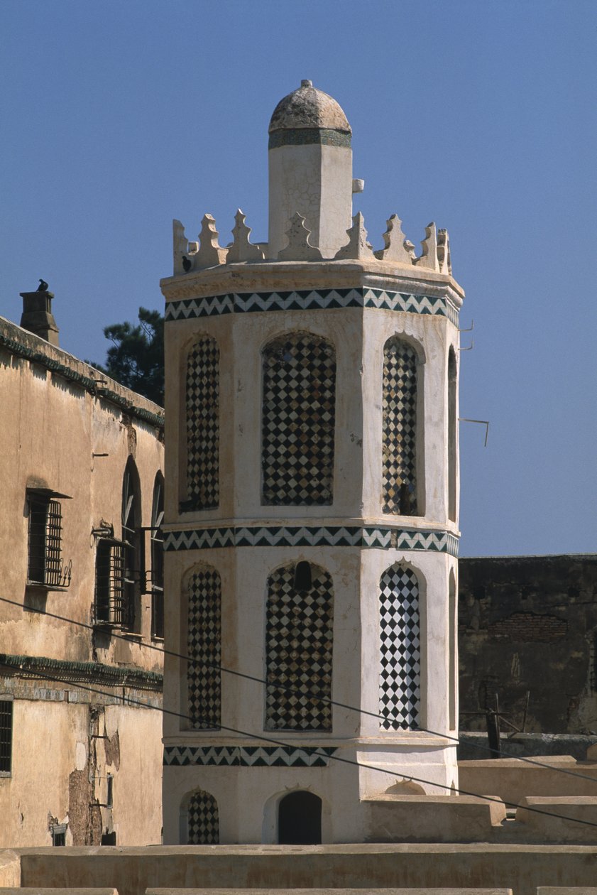 Minarete da mesquita, Palácio do Dey de Islamic School