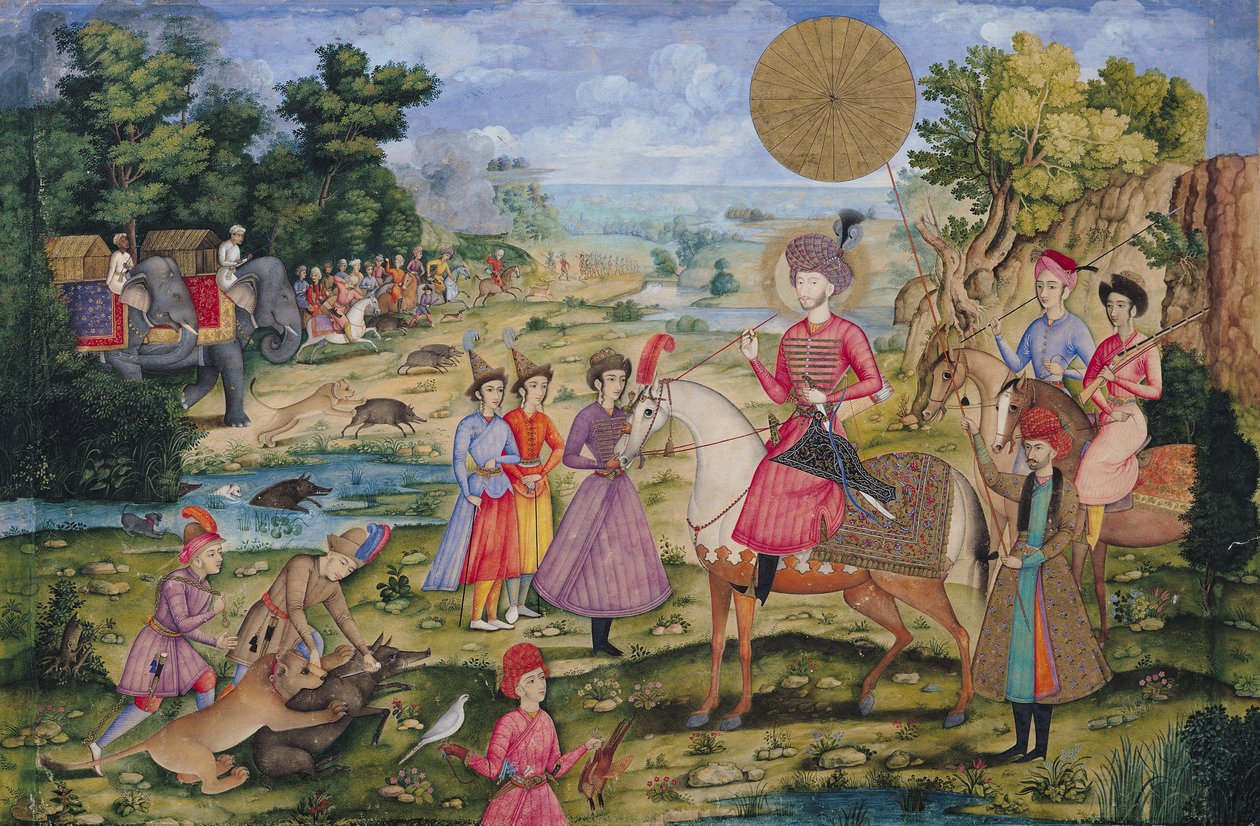 Royal Hunt, de Isfahan, Irã de Islamic School