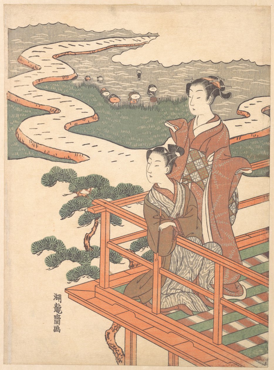 Gravura de Isoda Koryusai