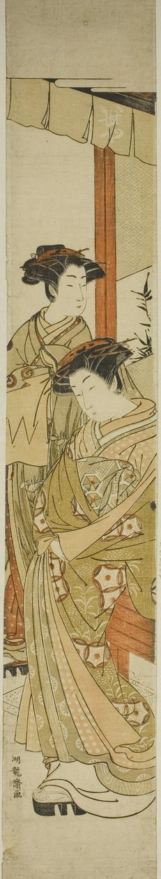 Duas cortesãs do Iseya de Isoda Koryusai