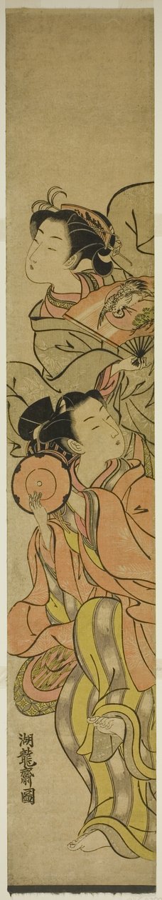Dois dançarinos de Isoda Koryusai