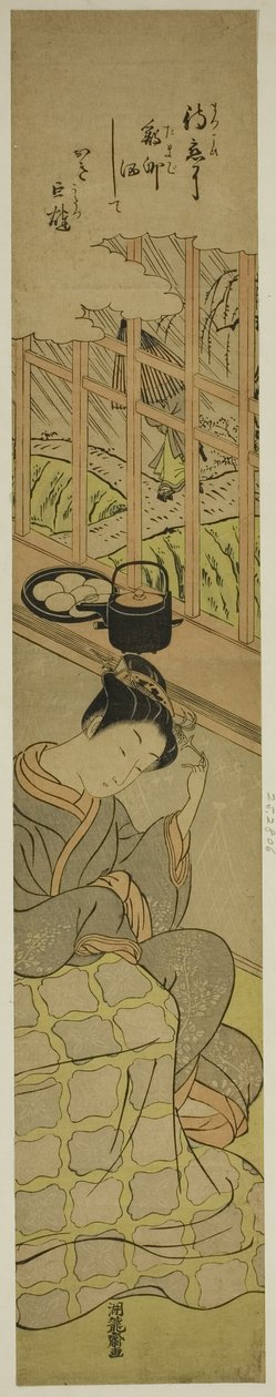 Esperando por seu amante de Isoda Koryusai