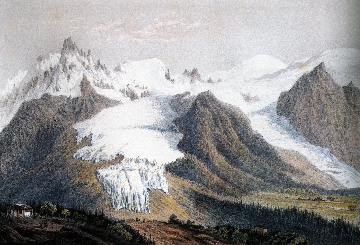 Maciço do Mont-Blanc de Isodore Laurent Deroy