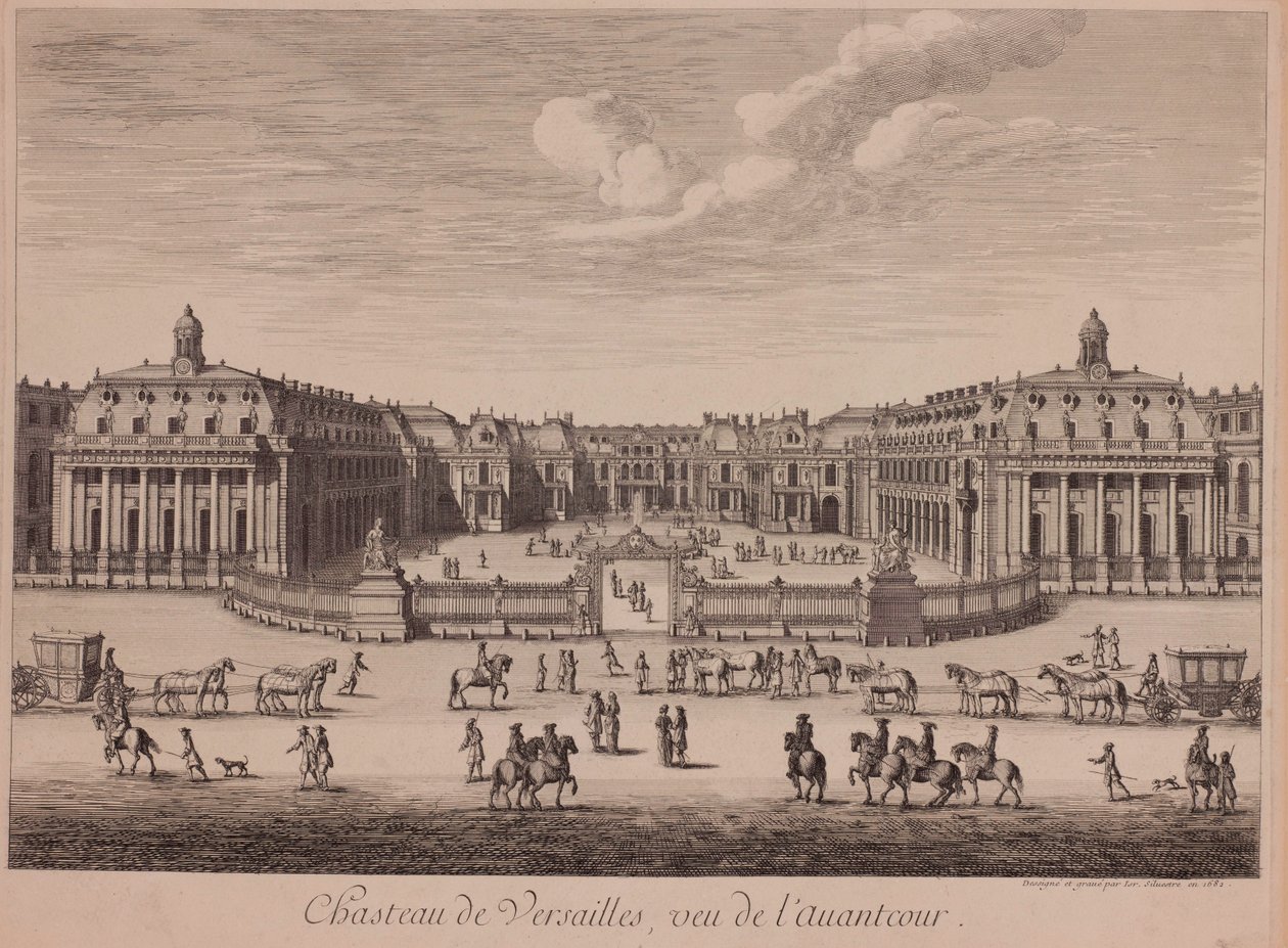 Versalhes, 1682 de Israël Silvestre the Younger