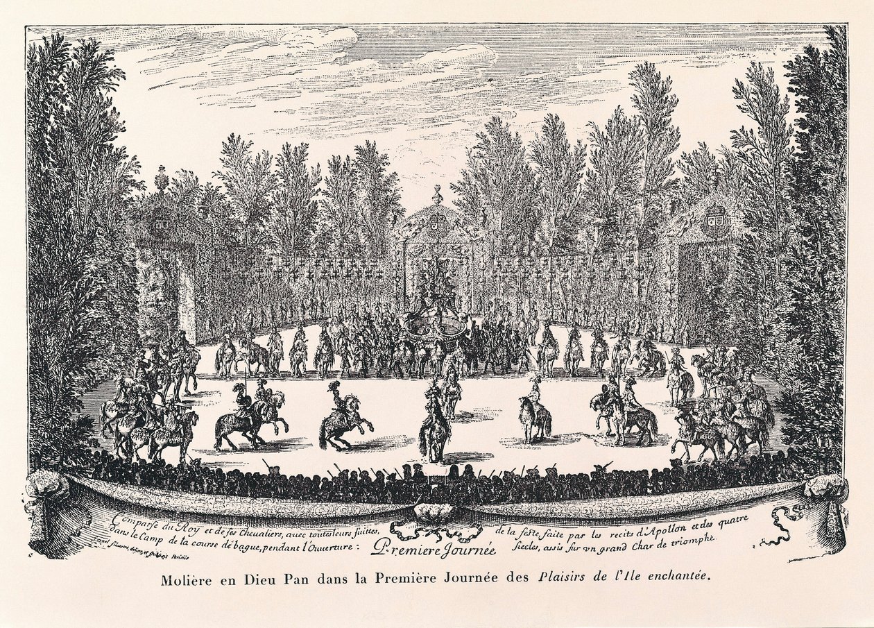 Moliere in God Pan, Ilustração de "Les plaisirs de l