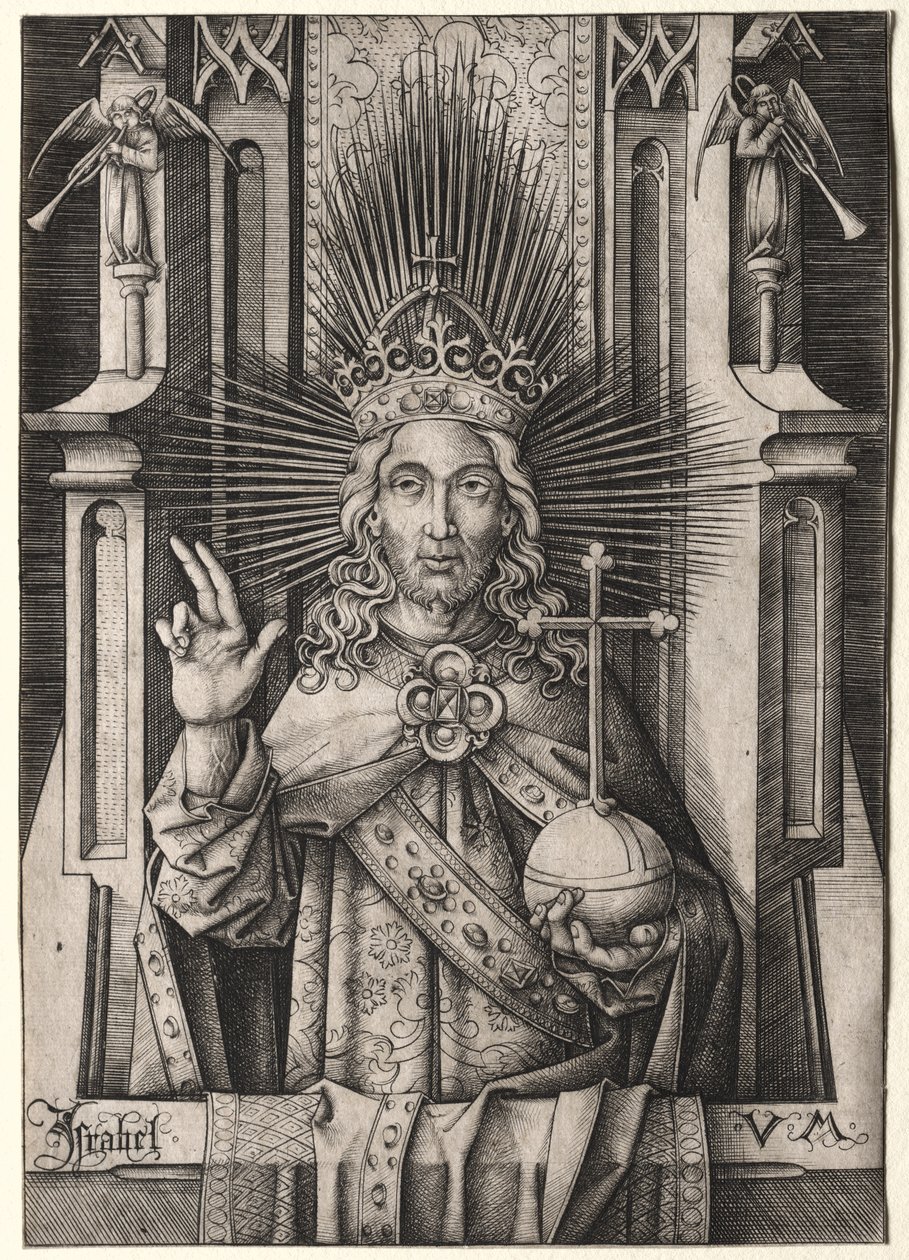 Cristo Redentor (Antes de Salvatore) de Israhel van Meckenem