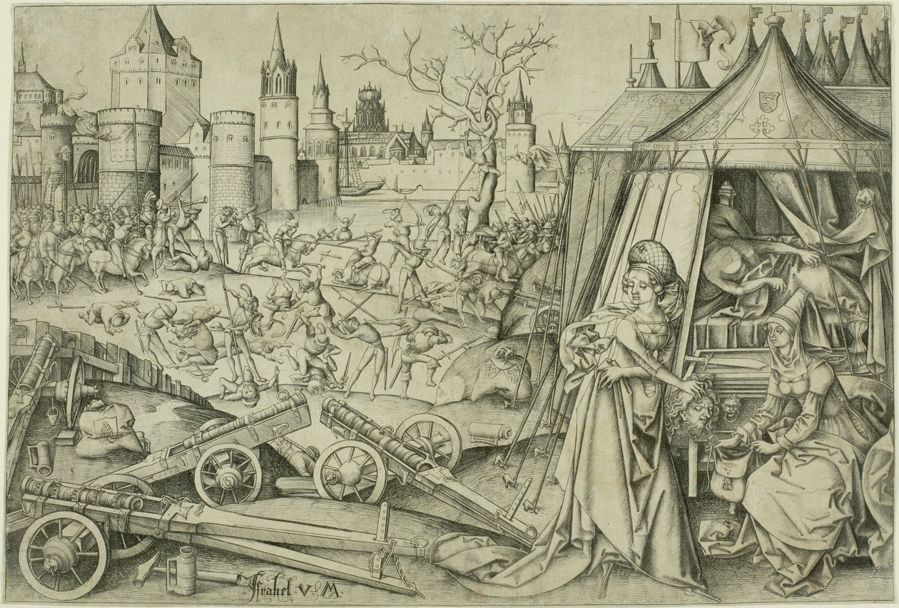 Judith, c.1495 de Israhel van Meckenem