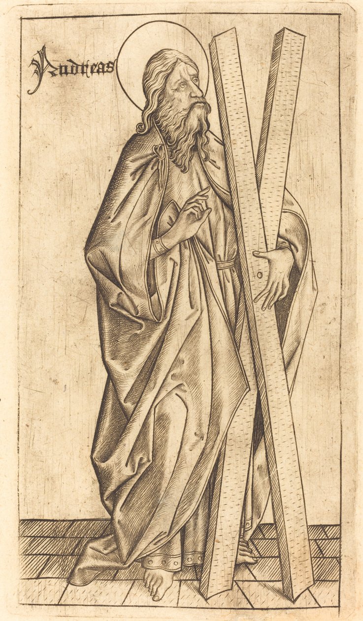 Santo André, c. 14701480. de Israhel van Meckenem