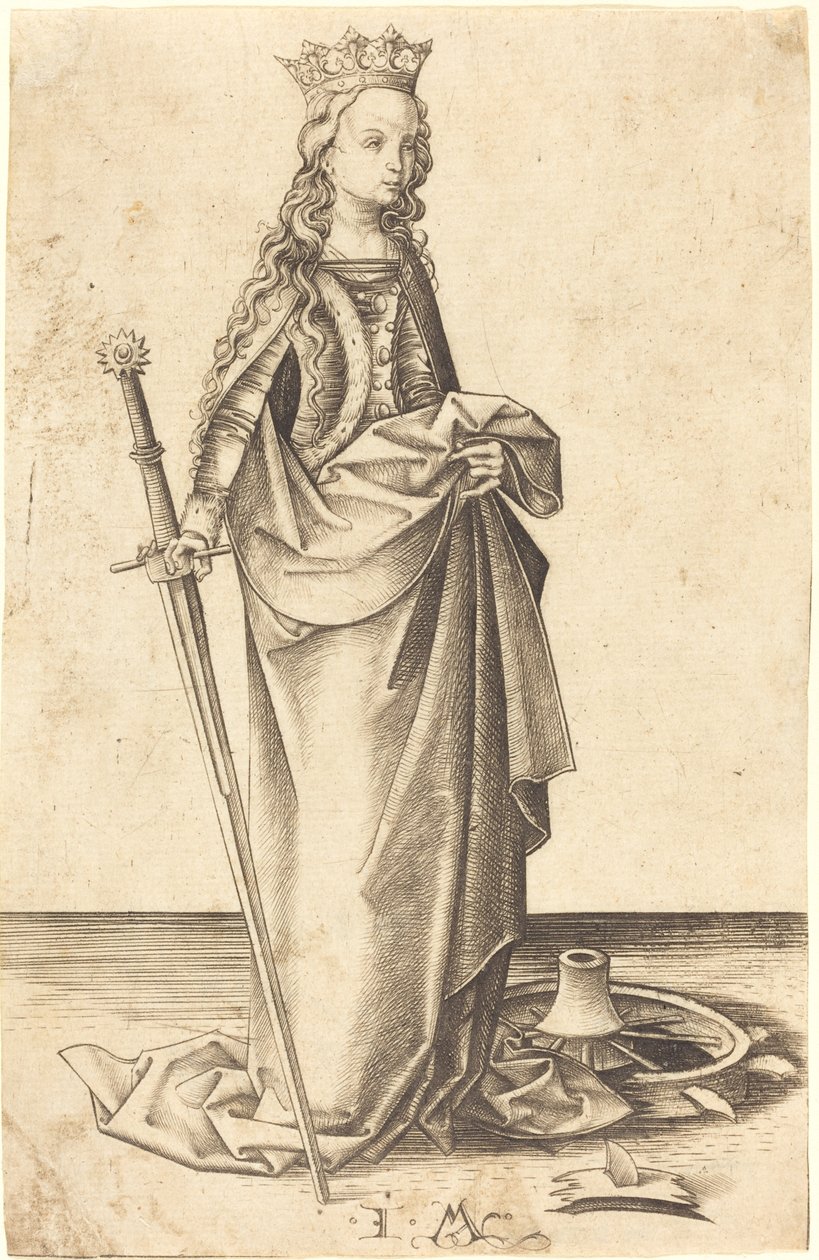 Santa Catarina de Israhel van Meckenem
