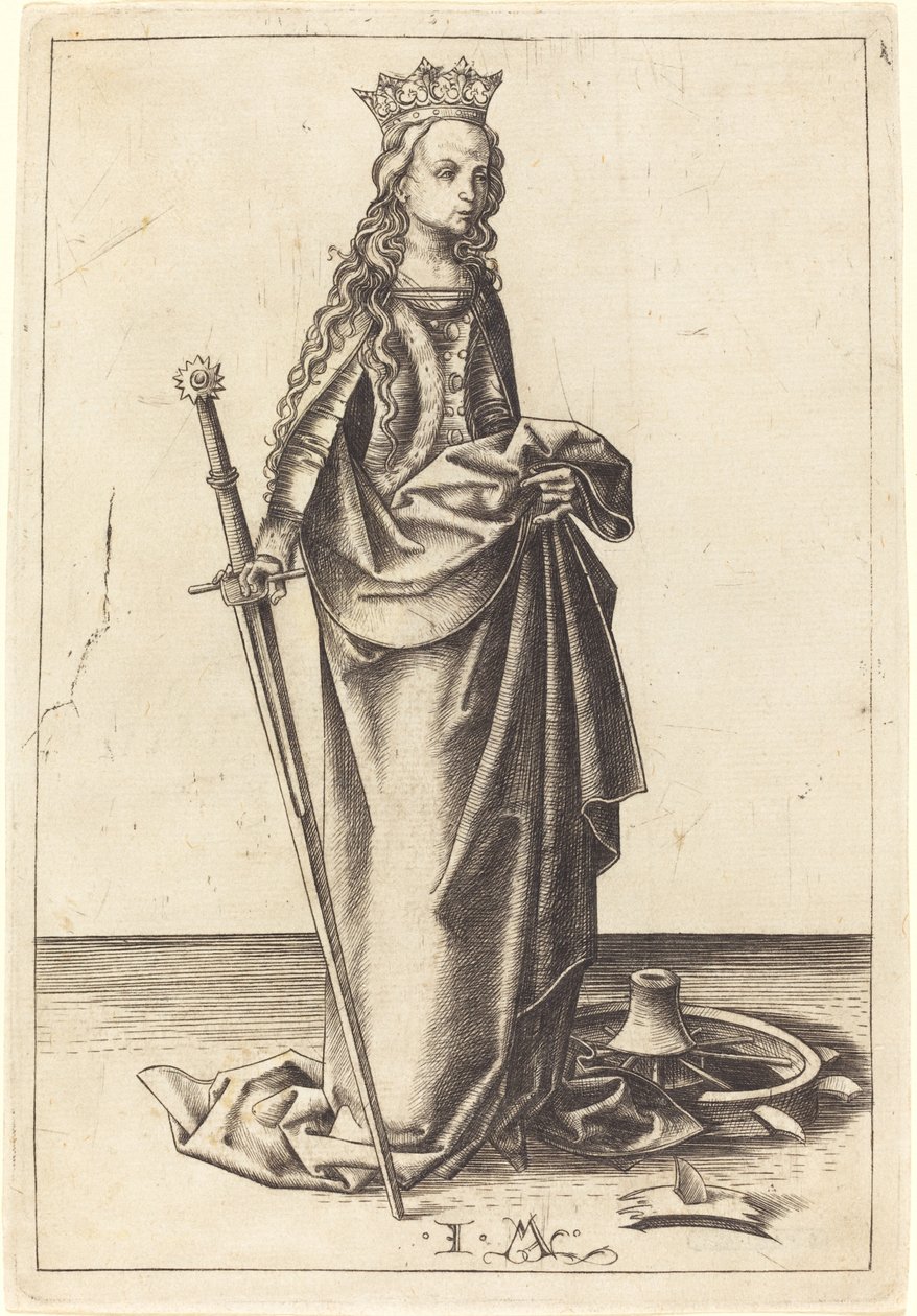 Santa Catarina de Israhel van Meckenem