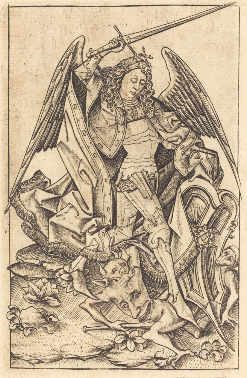 Santo Michael de Israhel van Meckenem
