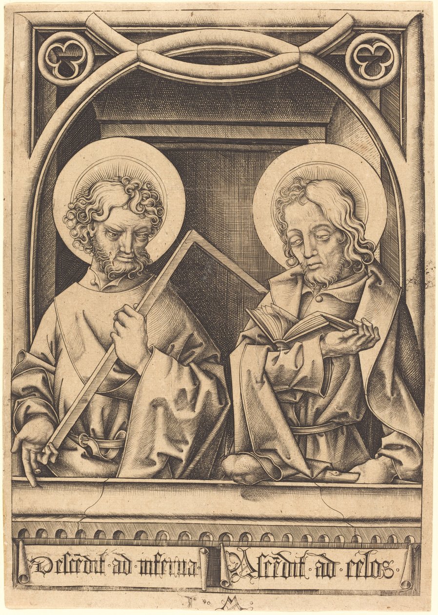 Santos Tomé e Tiago Menor de Israhel van Meckenem