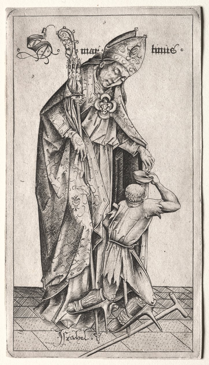 St. Martin. de Israhel van Meckenem