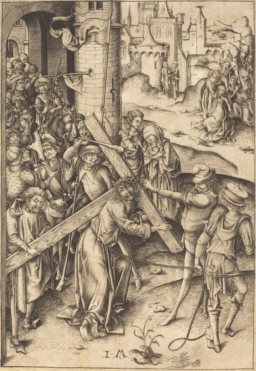 O Carregamento da Cruz de Israhel van Meckenem