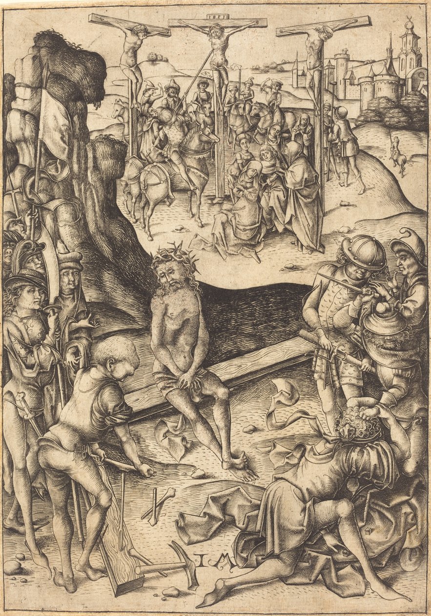 A Crucificação de Israhel van Meckenem