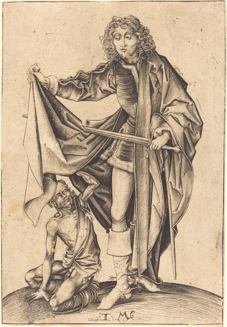 são Martinho de Israhel van Meckenem after Martin Schongauer