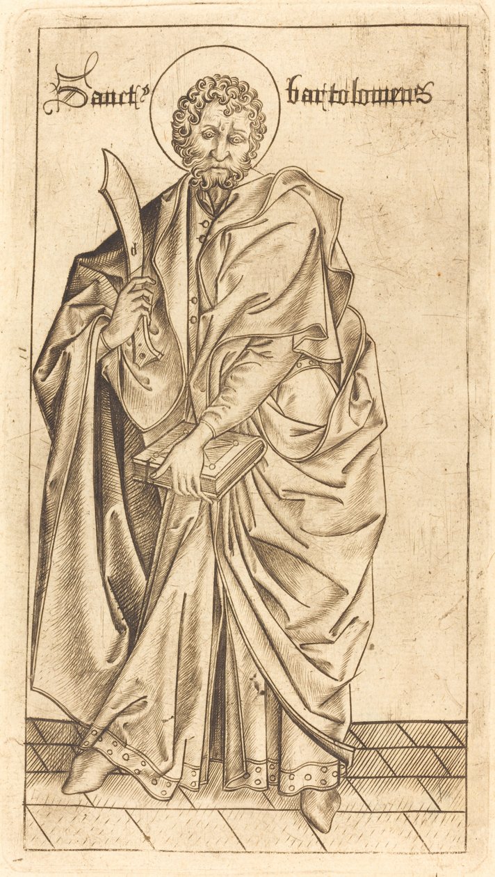 São Bartolomeu de Israhel van Meckenem after Master E.S.