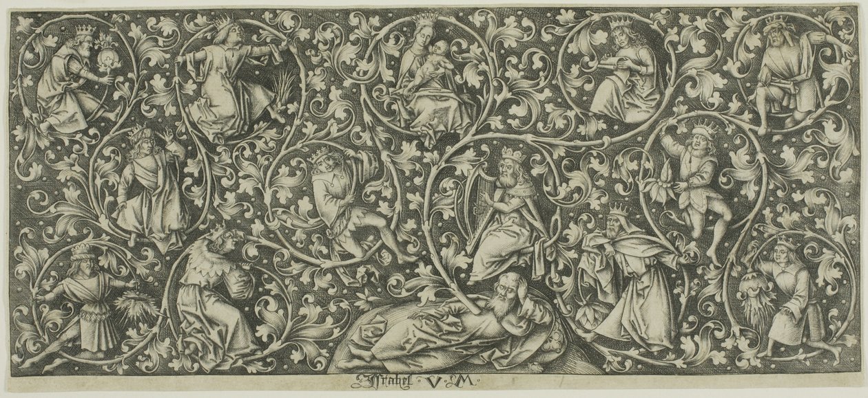 Ornamento com a Árvore de Jessé de Israhel van Meckenem the younger