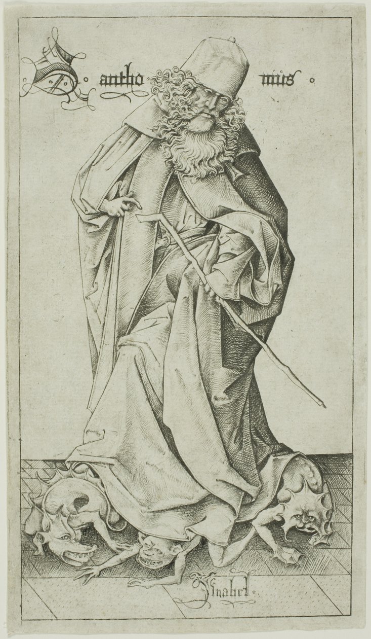 Santo António de Israhel van Meckenem the younger