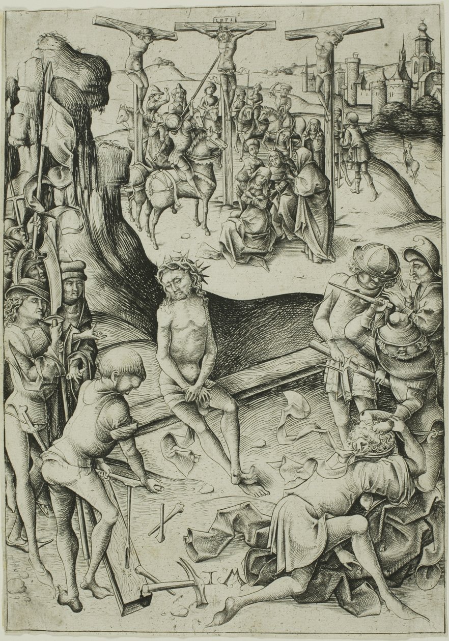 A Crucificação de Israhel van Meckenem the younger