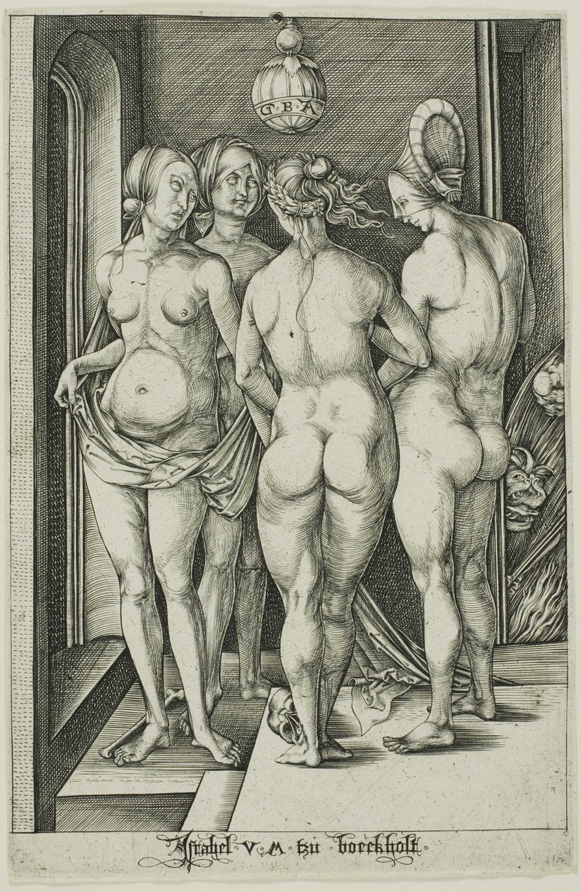 As Quatro Bruxas de Israhel van Meckenem the younger
