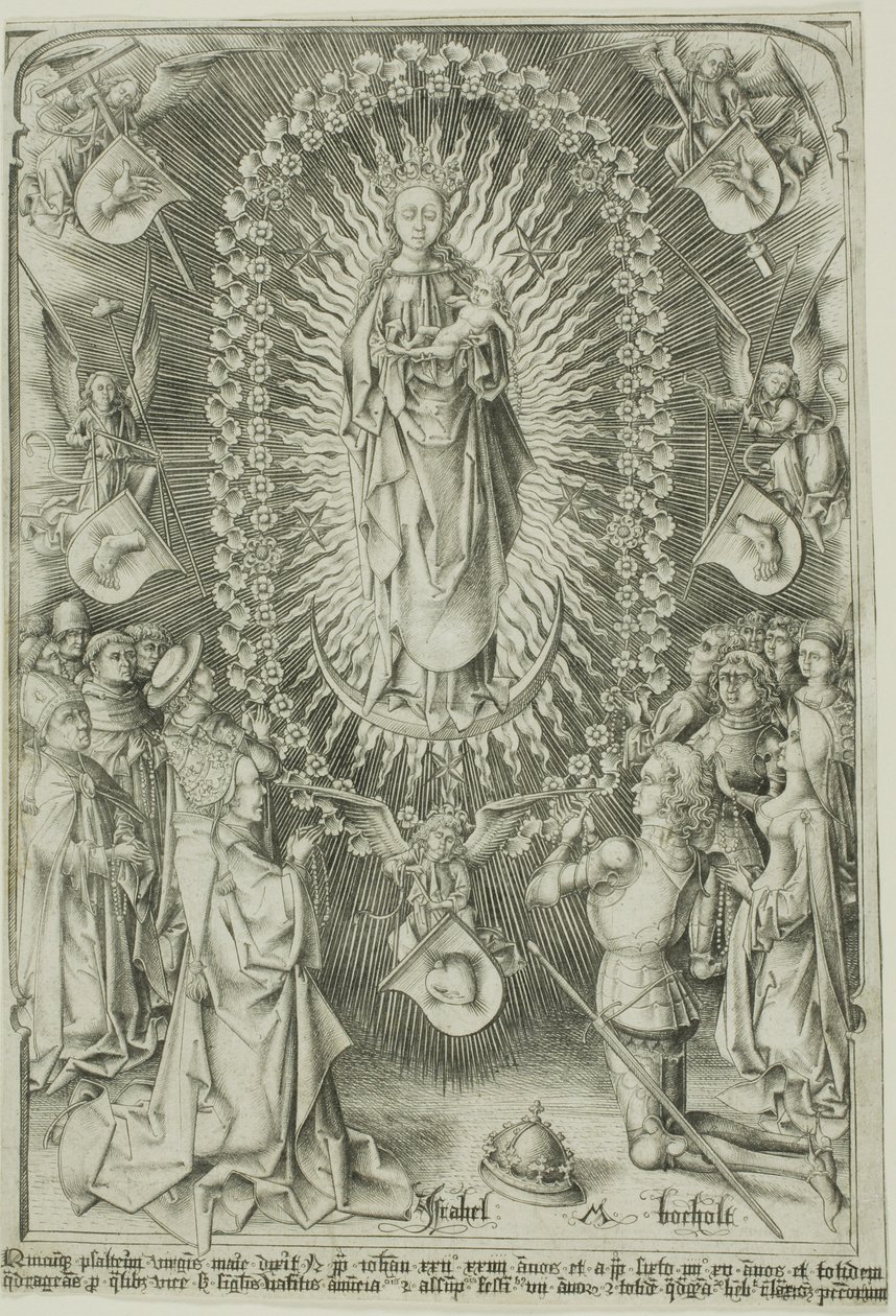 A Madona do Rosário de Israhel van Meckenem the younger
