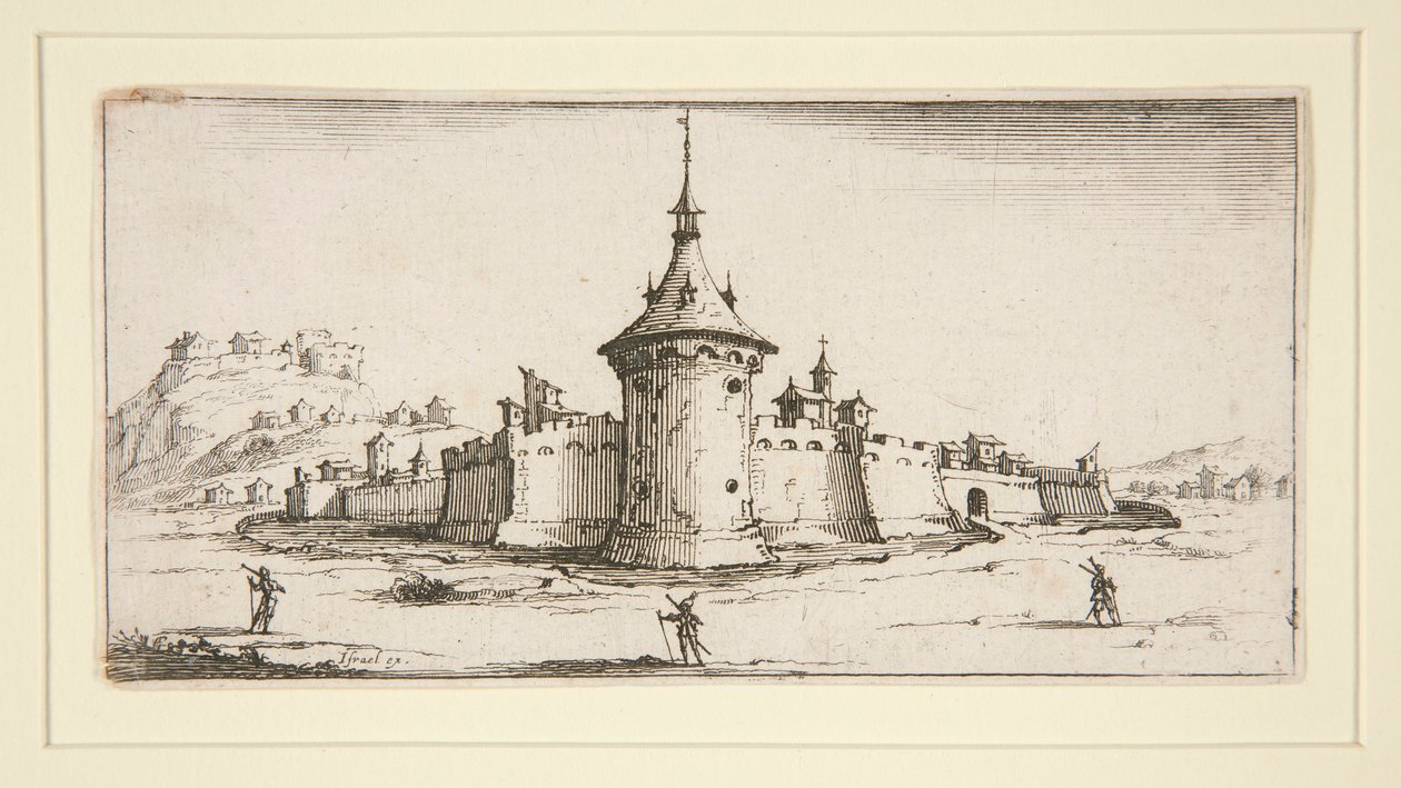 Um bastião ou uma fortificação de Israël Henriet