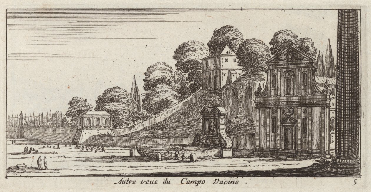 Autre vue du Campo Vaccino de Israël Silvestre