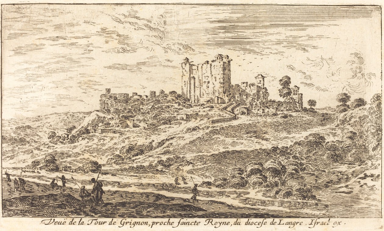 Veue de la Tour de Grignon de Israël Silvestre